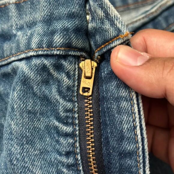 Vintage 70s Levi's Orange Tab 517XX Bootcut Denim Jeans Size 36X31 - Picture 7 of 10